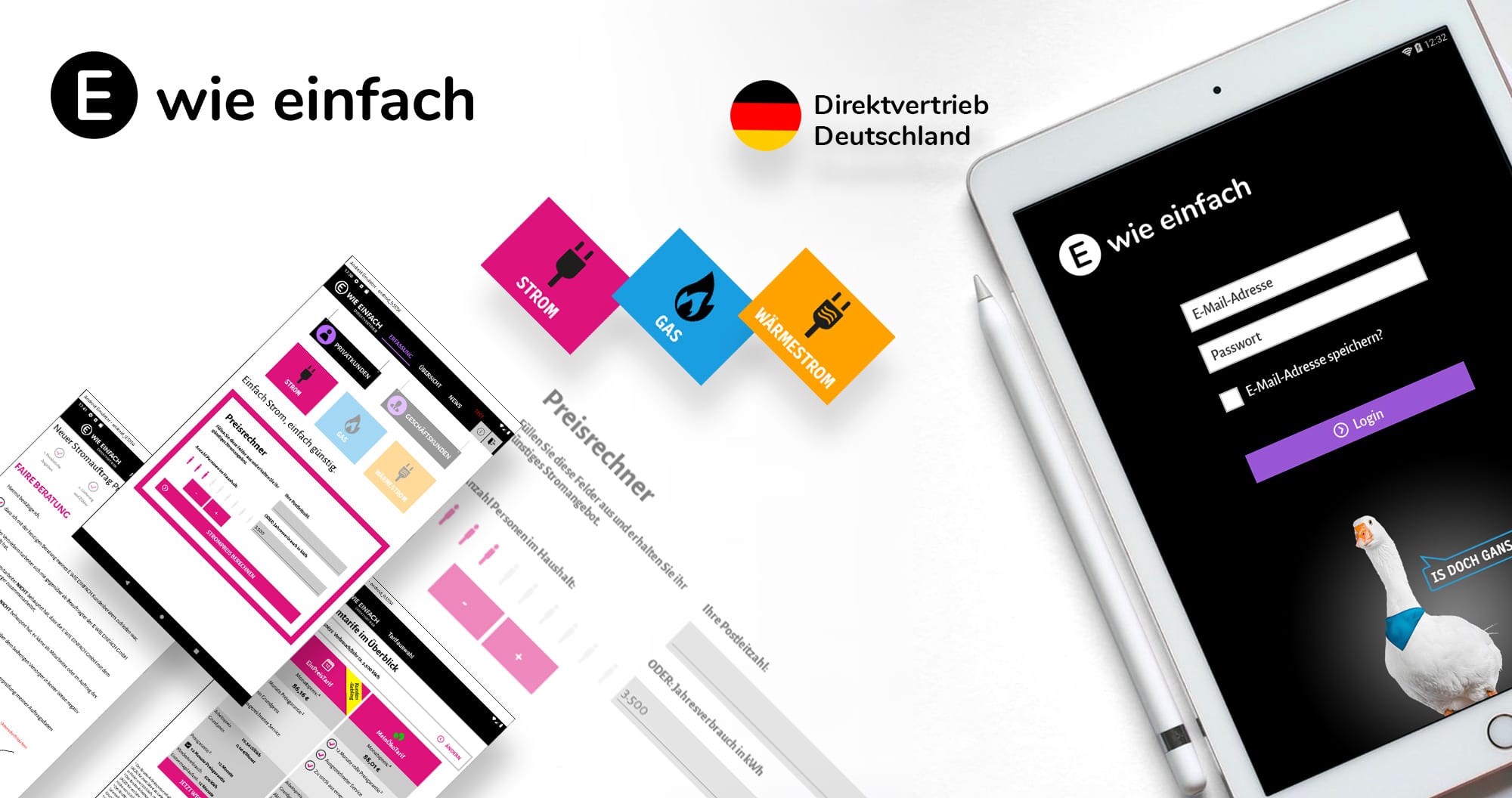 E WIE EINFACH Direktvertrieb Partnerprogramm für E WIE EINFACH