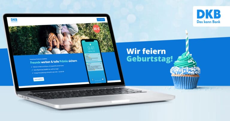 Banner: Wir feiern Geburtstag!