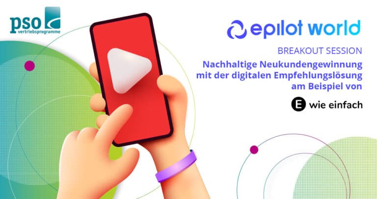 Beitragsbild zur Illustration: Titel der Veranstaltung sowie eine Hand die ein Smartphone mit Videosymbol hält