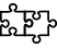 einfache integration, zwei puzzleteile